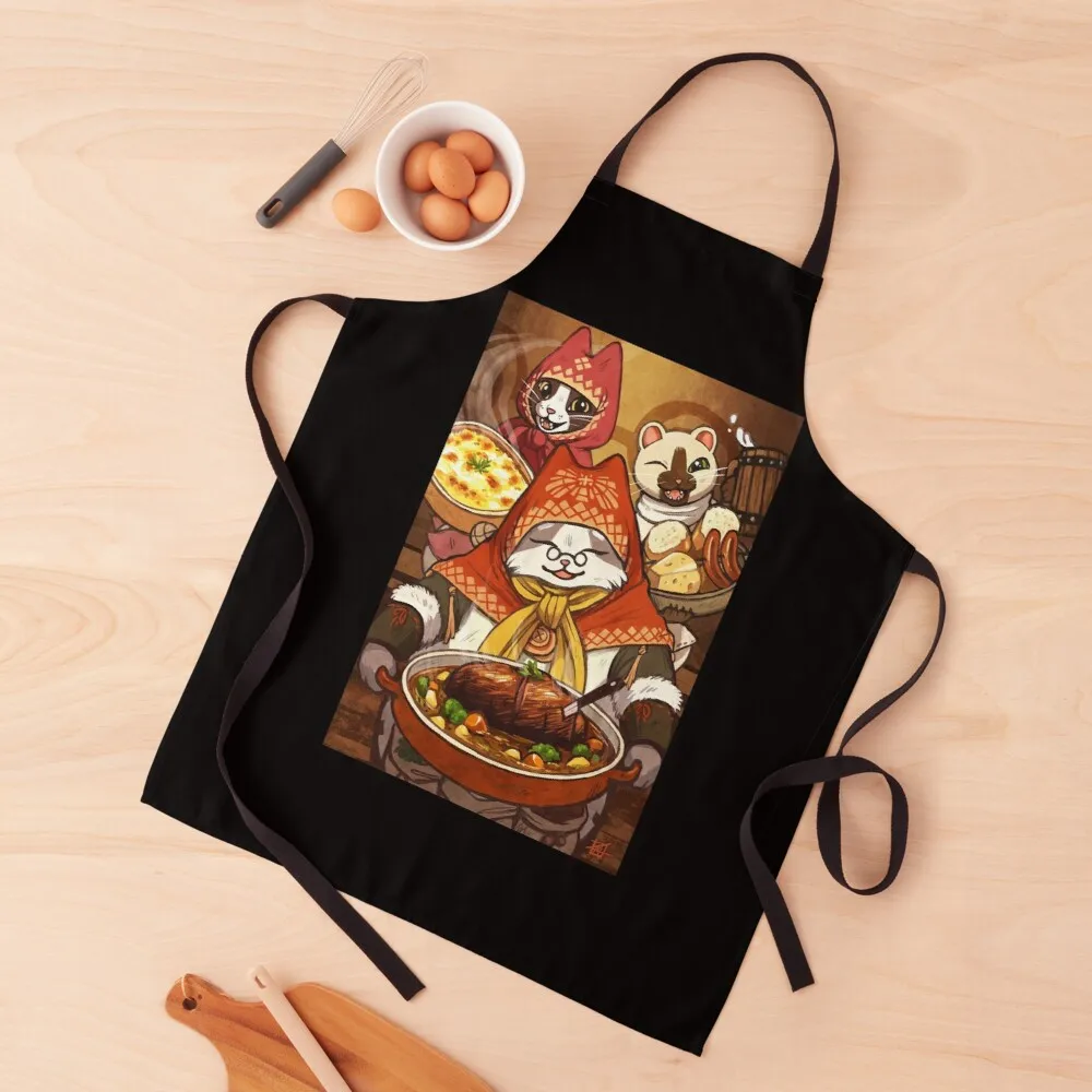 

Grammeowster Chef Poster Apron apron fashionable custom apron woman