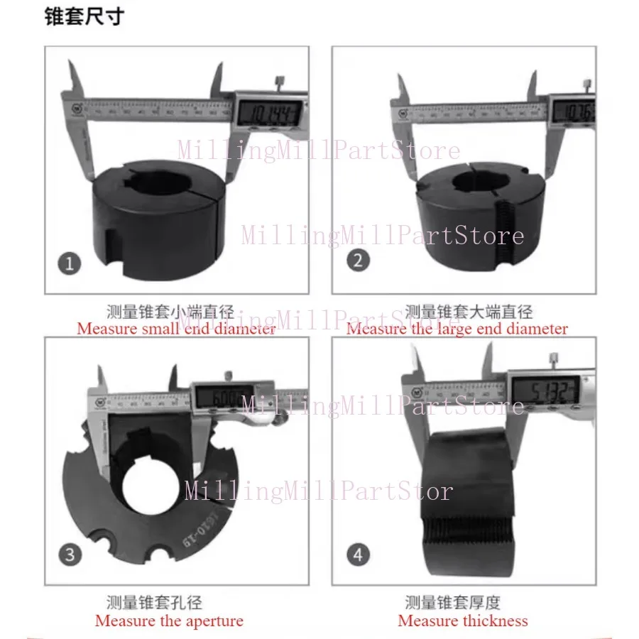 1pc SPA V-Belt Pulley Double Groove, 3020Bushing Hole 30-75mm, Cone Sleeve Pullwheel Locking Sleeve Inner Core Tension Set