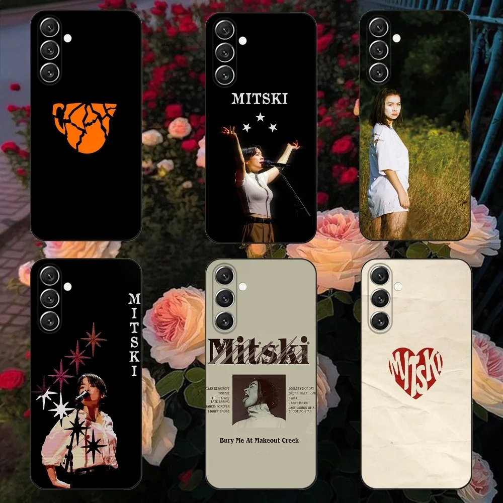 M-Mitski Singer  Phone Case For Samsung Galaxy A13,A21s,A22,A31,A32,A52,A53,A71,A80,A91 Soft Black Cover