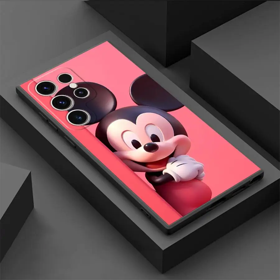 디즈니 미키 미니 마우스 휴대폰 케이스, 삼성 갤럭시 S22 플러스 S21 5G S21 FE S24 S25 울트라 S20 S23 울트라 S22 울트라 커버