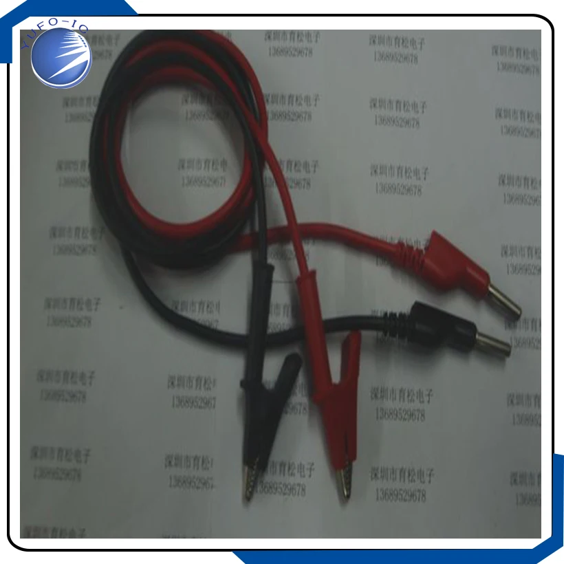 2PCS/(1 pair) A-B  cable wire  high voltage test  cable wire  test wire  cable wire  high quality silica gel Alligator Clips