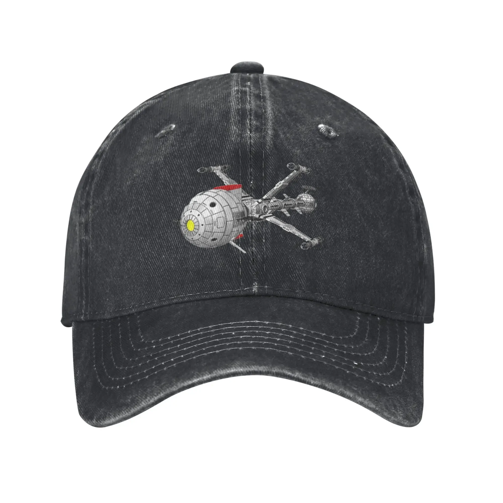 Anime Comet Spaceship Captain Future Futuremen Sport Retro Cowboy Washed Baseball Caps Mens Denim Dad Hats Female Peaked Cap
