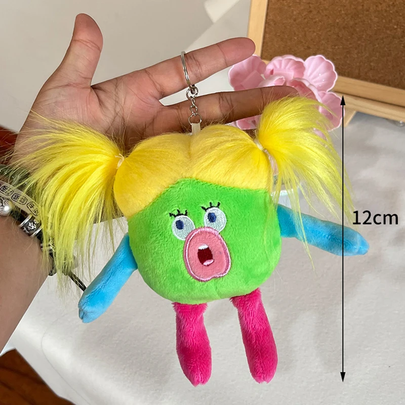 Dopamina Engraçado Boneca De Pele Colorida, Brinquedo De Pelúcia, Boneca De Pano, Abraço De Dormir, Chaveiro Bonito, Acessórios Super Macios, Presente