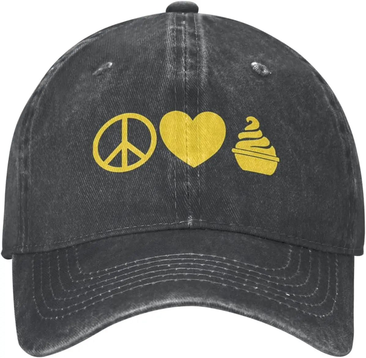 Soft Comfort Trucker Hat Peace Love and Dole Whip Classic Design Adjustable Fit Perfect for Outdoor Activities