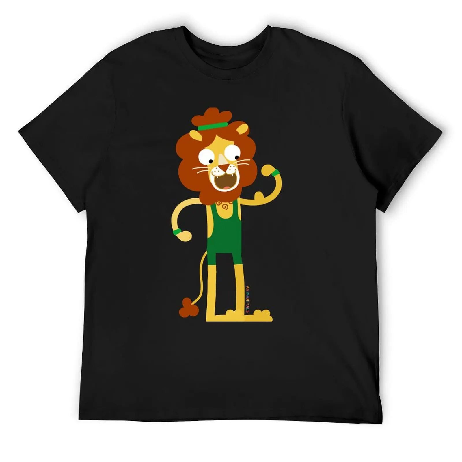 

Animanimals Lion T-Shirt oversized graphic tee topping plus size tops graphics luxury clothes men