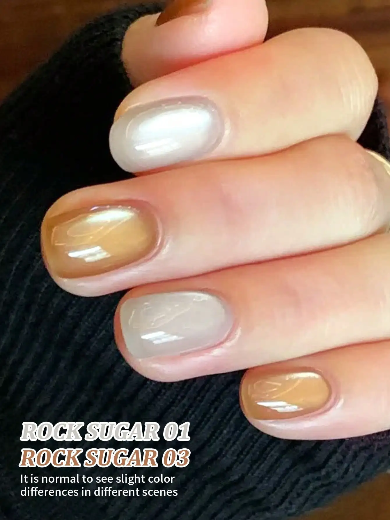 XEIJAYI 2個入り 15ml アイスキャンディー キャッツアイ ジェルネイルポリッシュ - 剥がせる、UV/LED ソークオフジェル、光沢仕上げ 女性のマニキュアに最適