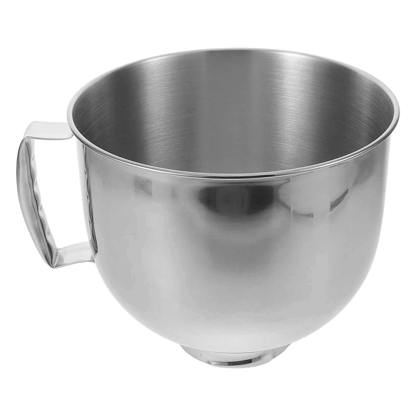 

5QT Chef Baking Large Deepened Baking Dough Stainless Steel Mixing Bowls Stand Mixer Dough Bowl Bowl Stand Mixer Kitchen Camping