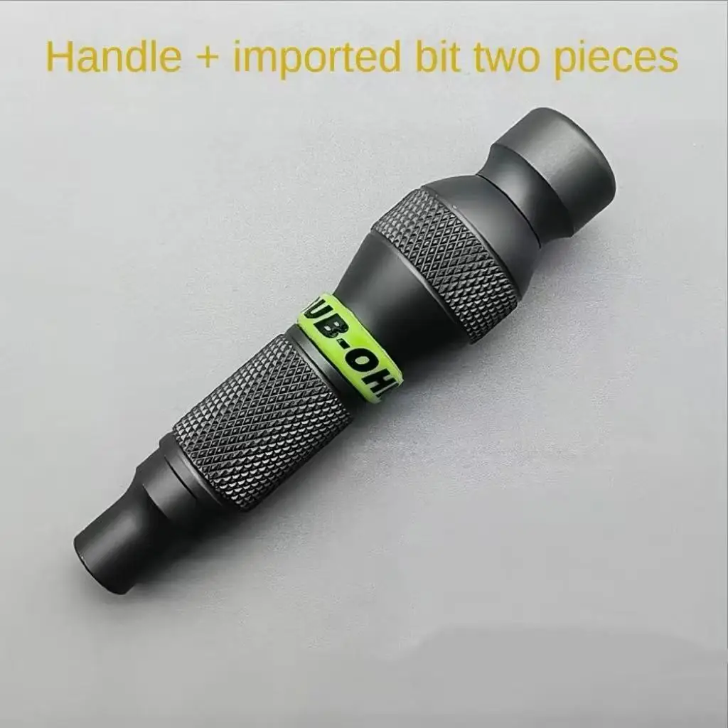 Metal screwdriver multi-purpose wrench 6.35 batch head aluminum alloy household cross handle precision portable wrench