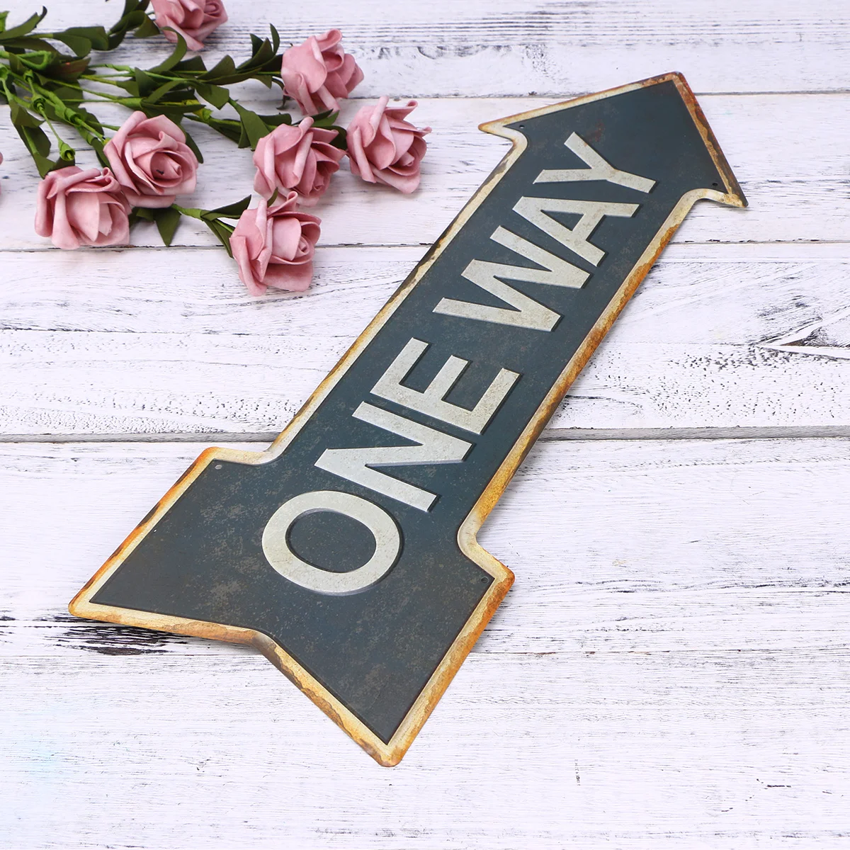 

Door Decoration Direction Sign 45X16Cm Retro Exit Indicator Tag For Bar Hotel Hospital Wall Decoration Road Sign