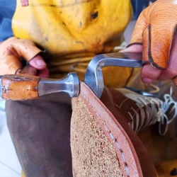 hand-made shoe shoe repair tool along the strip anvil hammer tool