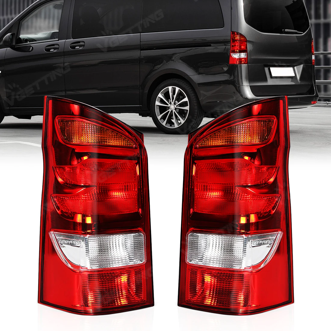 Left/Right Side Tail Lamp For Mercedes-Benz Vito V-Class W447 2015 2016 2017 2018-2022 Rear Tail Light Car Accessories No Bulbs - view 2