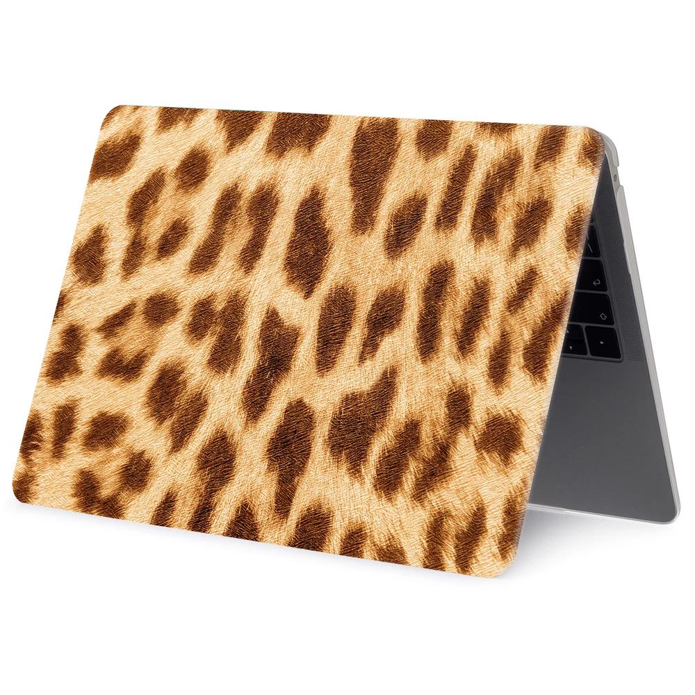 Leopard skin Printer Laptop Case for MacBook Air 15 M4 2025 model A3241 Case for MacBook Pro M1 M2 M3 13 13.6 14 16-in Pro Max