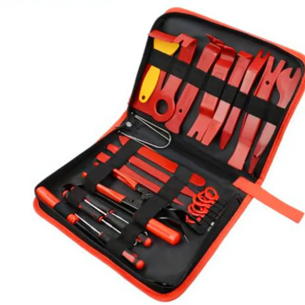 Car Trim Removal Kit Dashboard Stereo Dismantle Tool Set Door Panel Clip Pry Bar Professional Repair Supplies