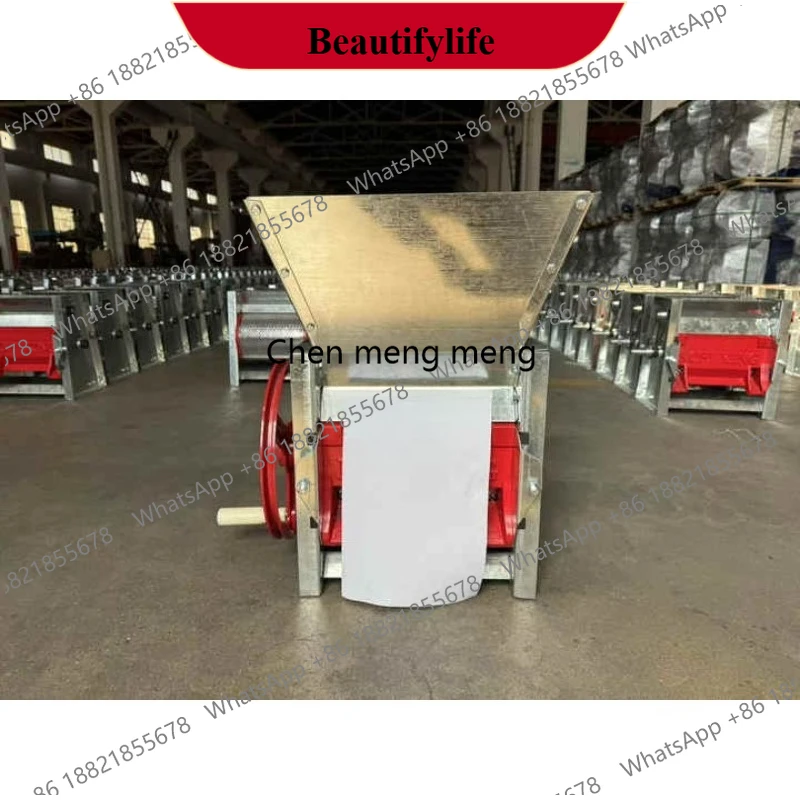 z189 Manual coffee bean peeling machine  hand crank small household coffee fruit shelling and peeling machine