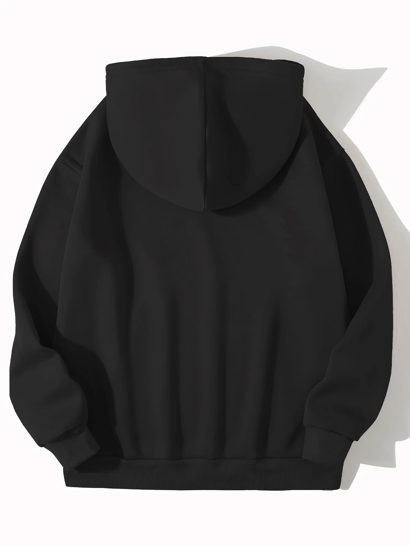 Women's fashionable pullover with pumpkin spi letters and pattern prints. Long-sleeved kangaroo pocket women's hooded sweatshirt