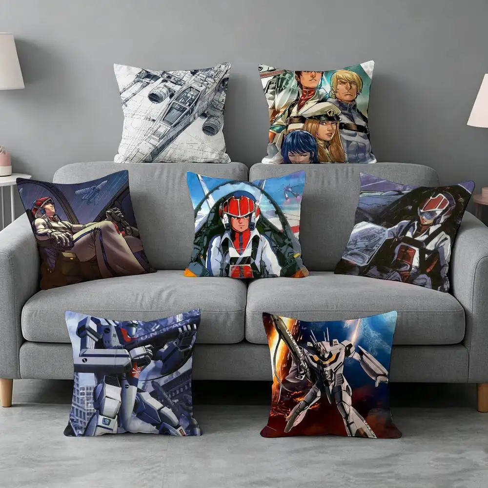 Funda de almohada Robotech Macross-s, regalo, impresión digital de alta definición, patrón vívido sorpresa, para el hogar.