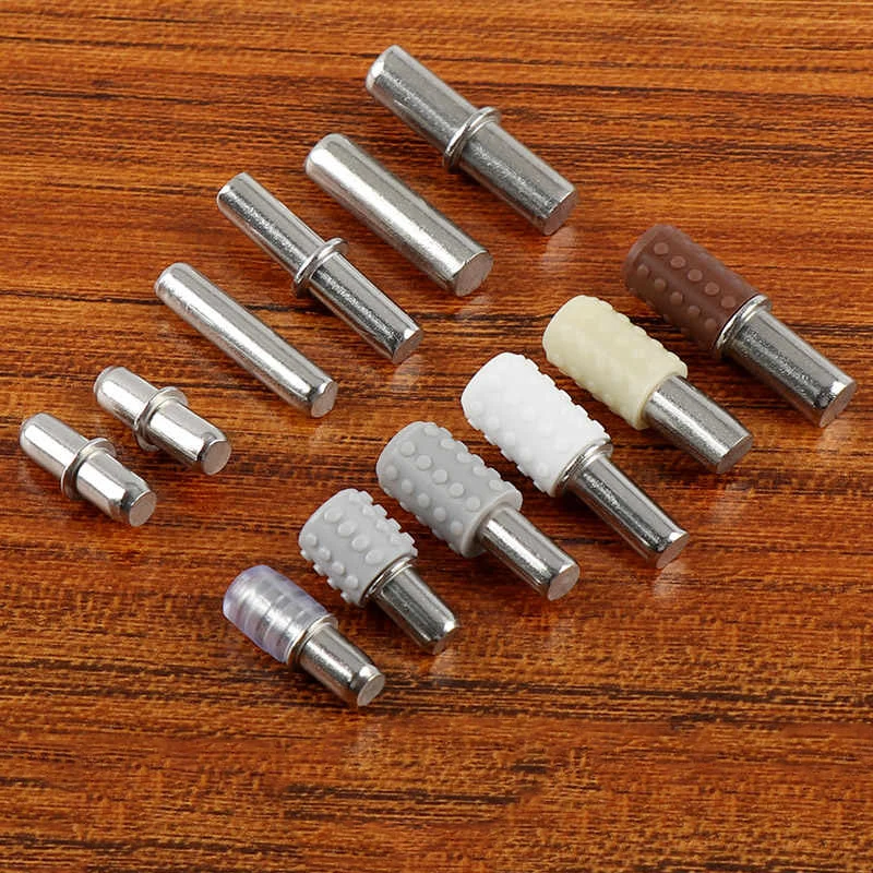 20/40/60pcs Stainless Steel Shelves Brackets Partitions Cabinets Wardrobes Bookcases Glass Fixed Brackets Furniture Accessories