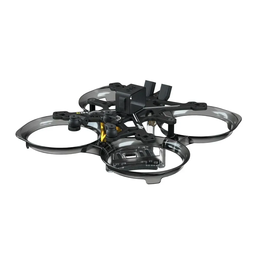 FLYWOO FlyLens 75 Kit de marco Marco de drones FPV de 1,6 pulgadas Compatible con O3ite O4 O4PRO Kit de estructura de drones duradero