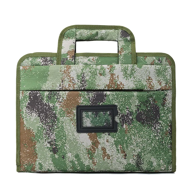 Starry Sky Camo Bag Green Computer Public Document Handbags SIMOER 826