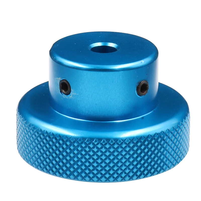 1Pcs blue Aluminum Alloy Mini Handwheel For Lathe/Miller mechanical hand wheel Automation equipment parts CNC lathe processing