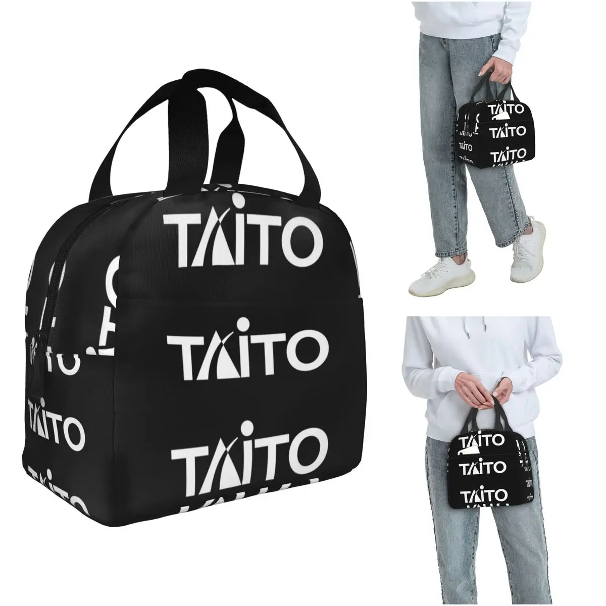 

Черная термосумка Taito For The Vewlix Arcad для женщин и детей, герметичные контейнеры для еды, термосумка-тоут