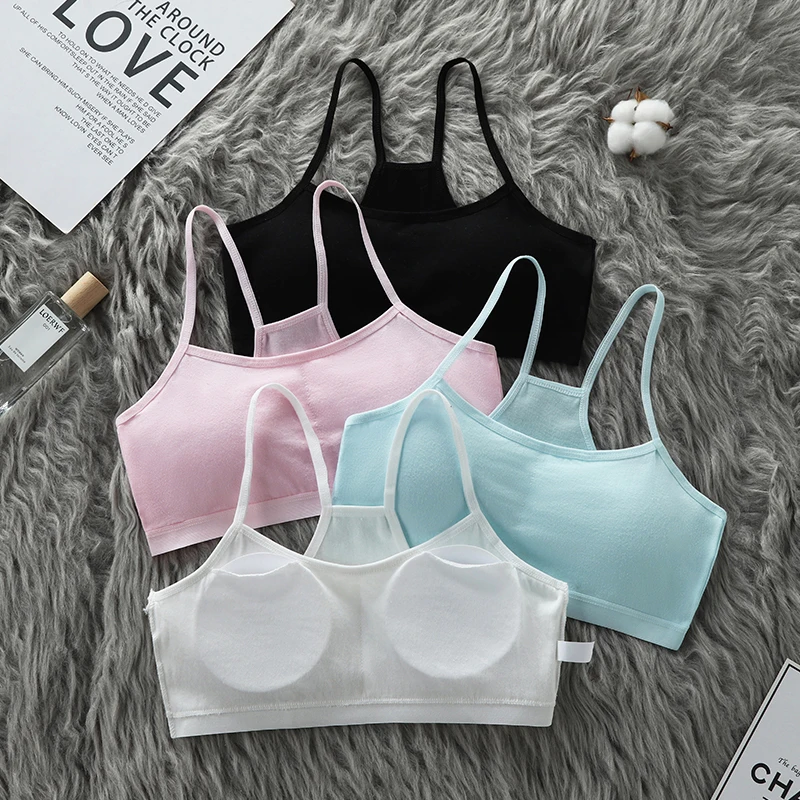 Girls' underwear developmental period, camisoles for primary school students, vests with anti protrusion points, bras for middle