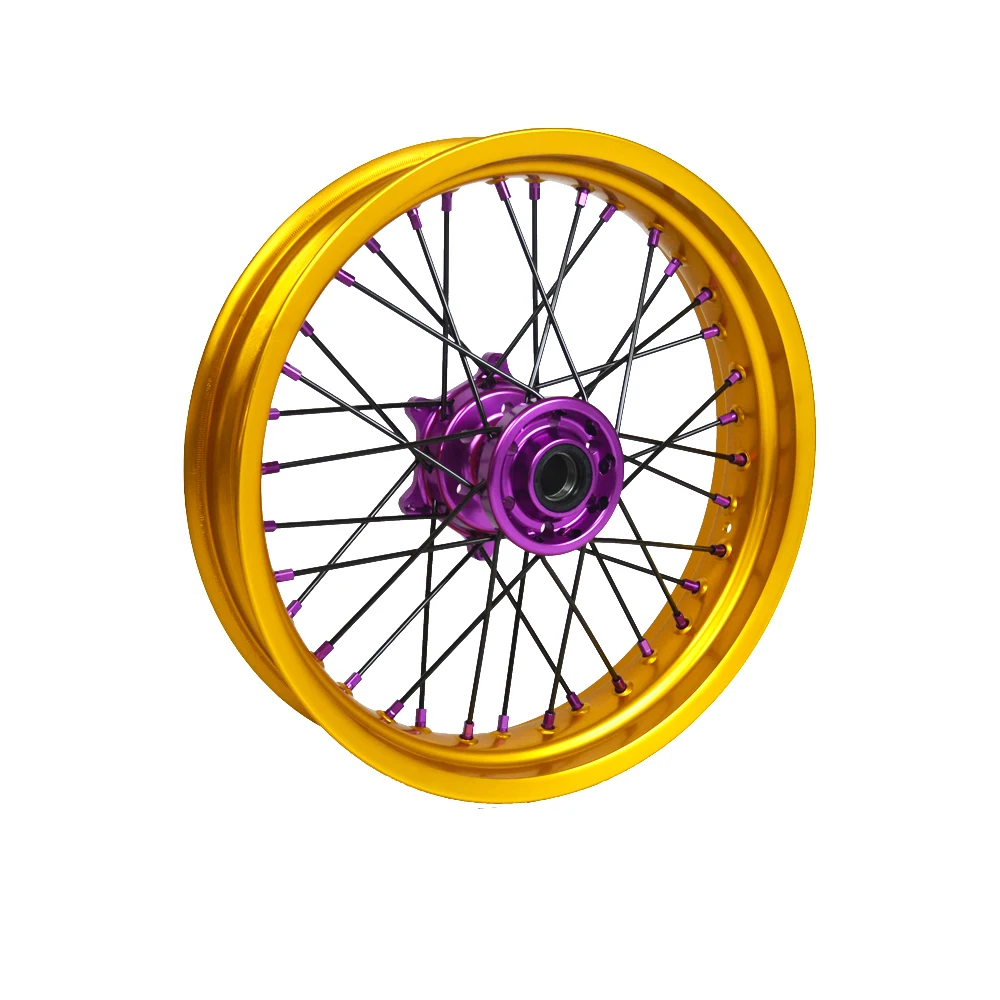 EXC 125 250 400 500 17 Inci Set Roda Sepeda Motor Roda Supermoto Kompatibel