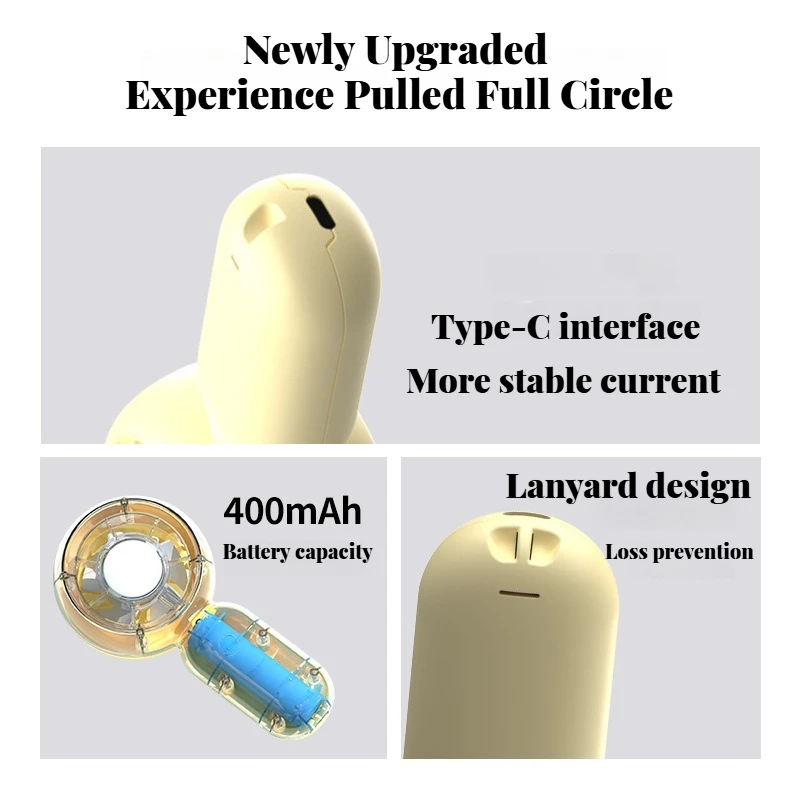 New 3-Speed Handheld USB Mini Electric Fan - Portable with Stand for Students, Desktop, Dormitory, Outdoor & Car Use