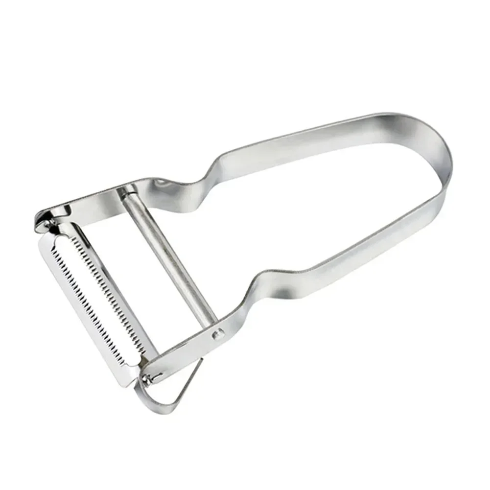 Stainless Steel Peeler Ultra-sharp 1 Pc 11.3*6.7 Cm For Kitchen Precision Silver Vegetable Peeler High Quality