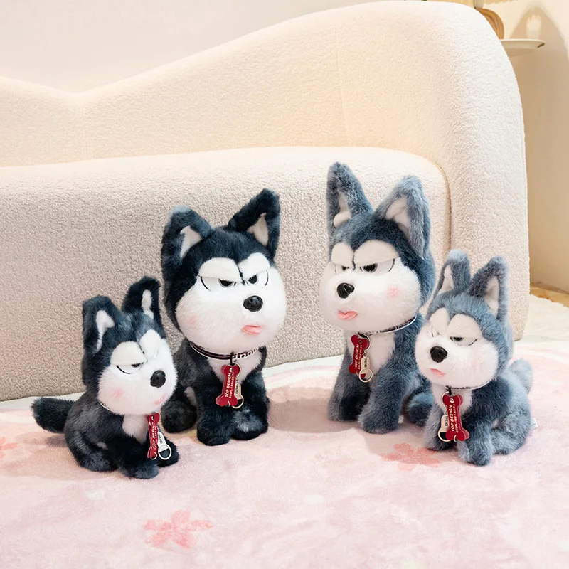 

New 25/35cm Husky Dog Plush Toy Cartoon Stuffed Animals Plush Doll Cute Fluffy Soft Kids Babys Toys for Girls Boys Children Gift
