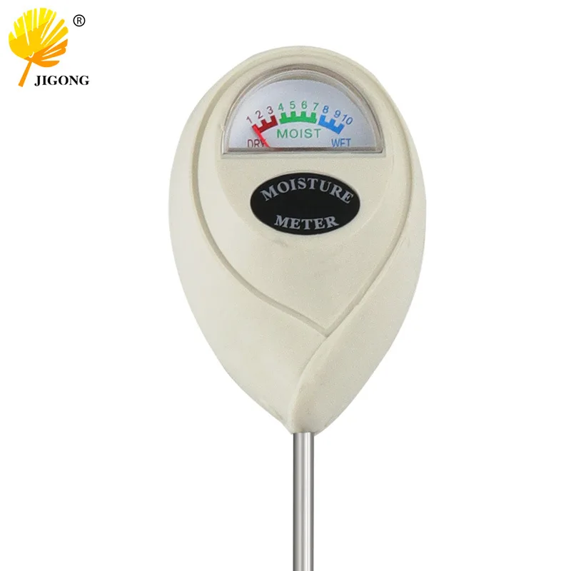 One-in-one soil meter, moisture , white round head , horticultural detector