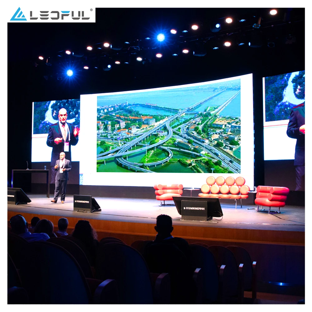 Large Church Backdrops LED Video Wall Screen Indoor HD P2.6 P2.9 P3.9 LED Display