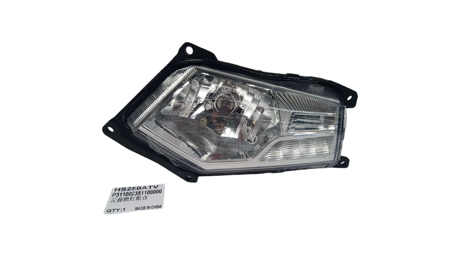 Original genuine all-terrain vehicle left front headlight assembly parts suitable for Hisun 250 ATV HS1000 UTV P311002351100000