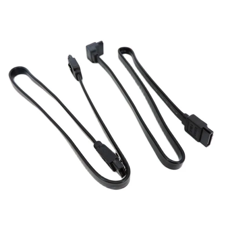 40cm straight Right-angle SATA connector extend Cable 3.0 To Hard Disk Drive SSD HDD Sata 3 For Motherboard High Speed lead t