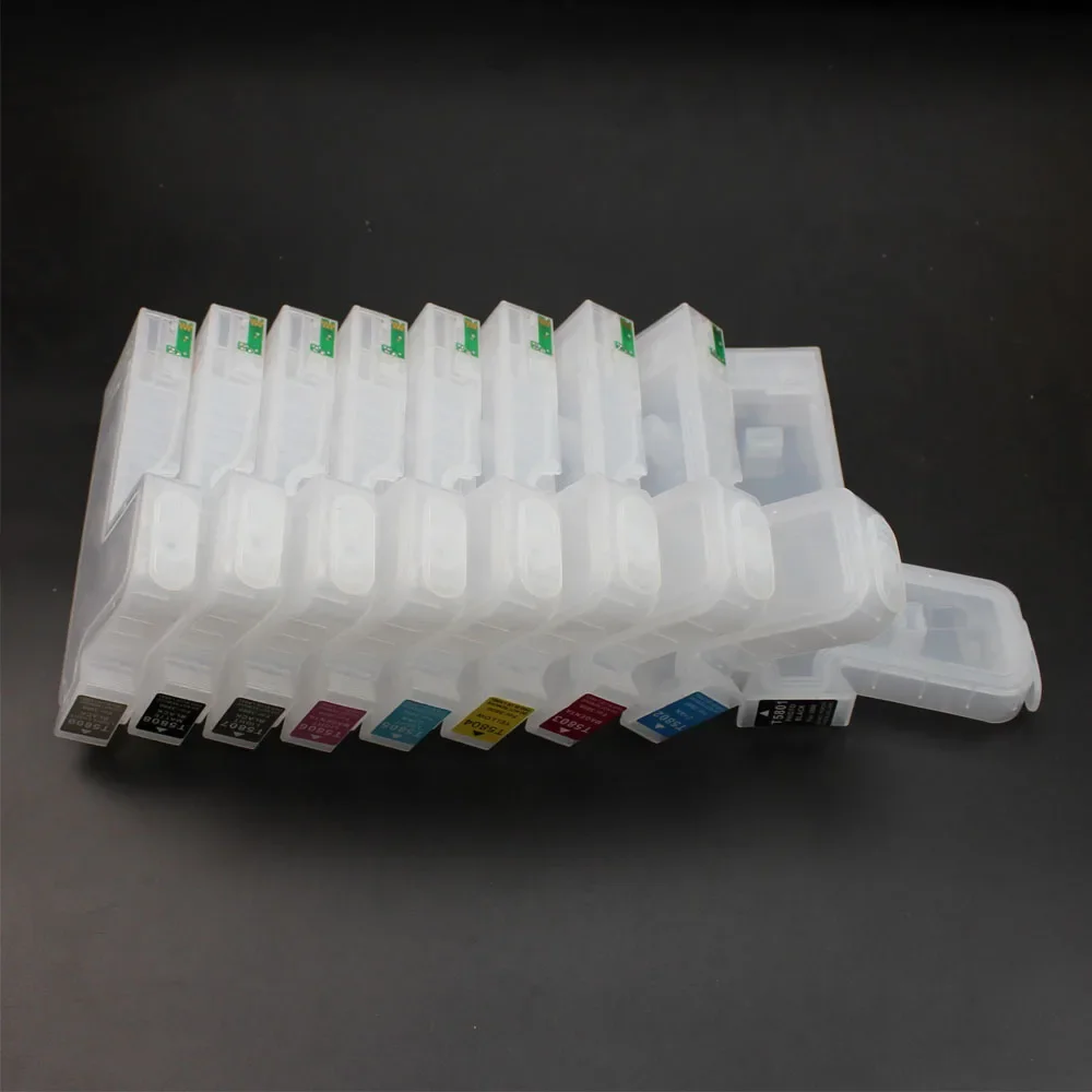 

280ML 9pcs Refillable Ink Cartridges with AUTO Reset Chip Sensor Fo Epson Stylus Pro 3880 3800 3800C 3885 3850 3890 printer