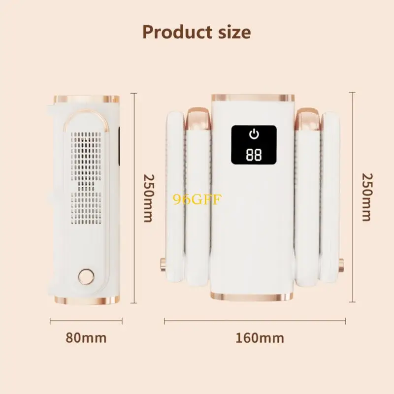 96GF مجفف هواء للأحذية الكهربائية 4 أسطوانات تسخين 300 واط قوة ABS مادة إغلاق تلقائي للأحذية والإضافات #6