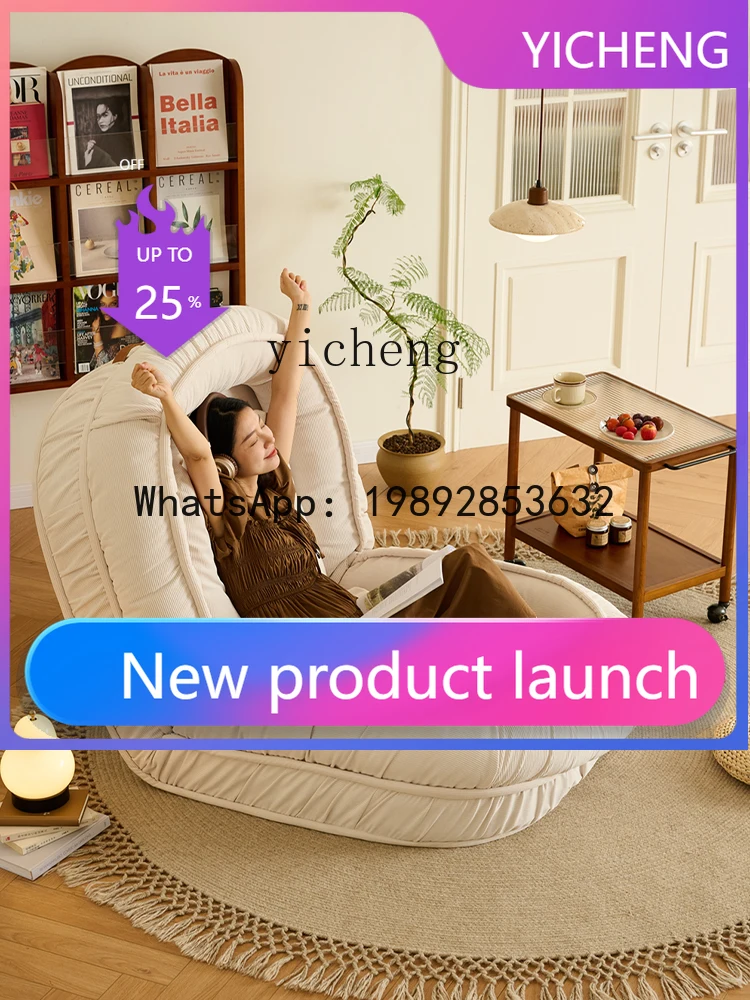 LYY Human Kennel Lazy Sofa Single Folding Sofa Bed Recliner Tatami