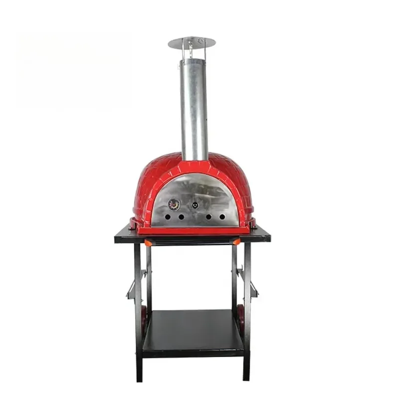 Pizza Oven Wood Fire Outdoor Kitchen Set with Bbq and Pizza Oven Pizza Grill
