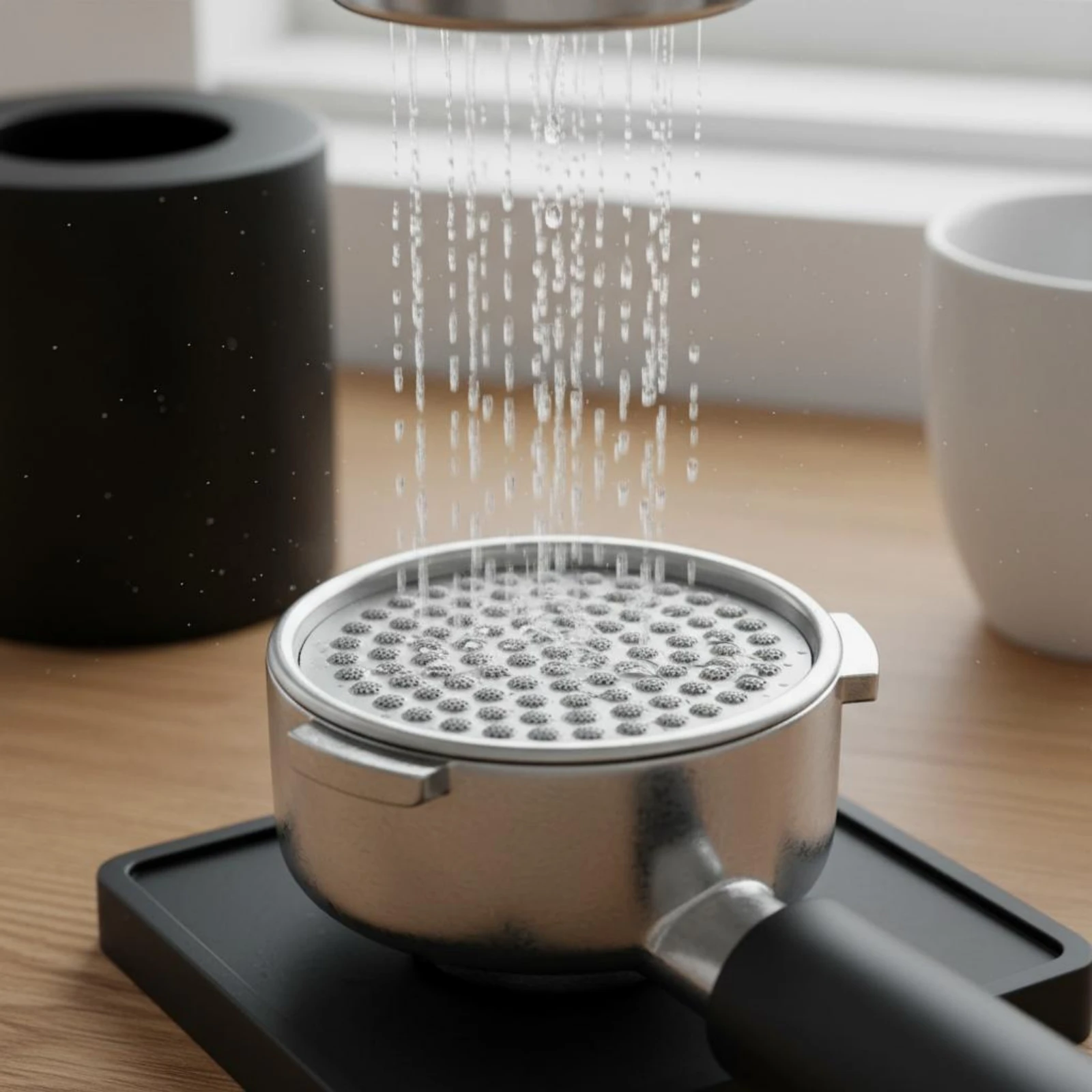Espresso Puck Screen Stainless Steel Portafilter Contact Screen Reusable Espresso Strainer Disc for Home Brewing