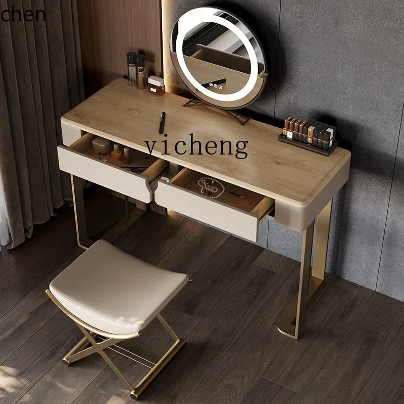 y9.4- modern light luxury solid wood dresser villa mansion master bedroom new high-end makeup table
