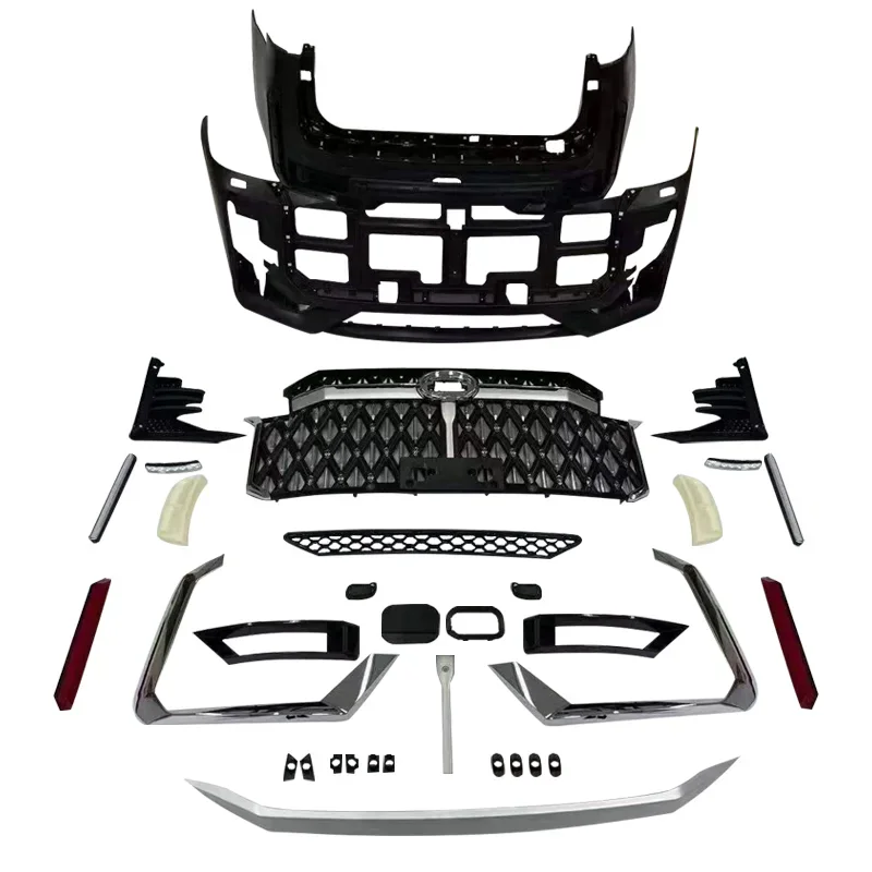 

Body Kit for Toyota Land Cruiser LC300 22-23 modified PP Material Front Bumper Rear Bumper Grille trim Surround Car Accessories