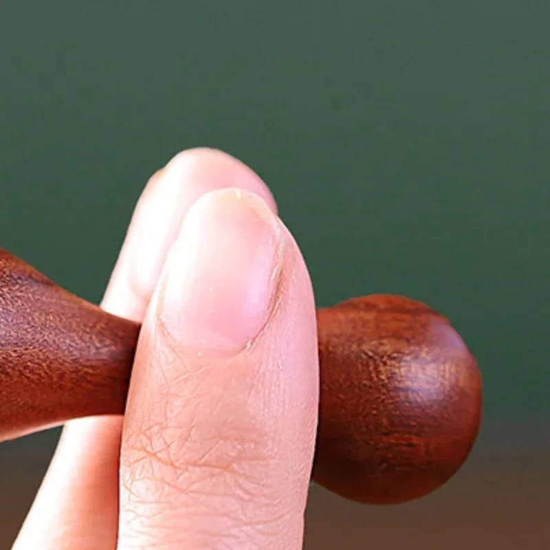 Knucklebone Sandalwood Fingertip Top Baole Bead Begleri Toy Knucklebone Finger Limit EDC Anti Stress Autism ADHD Finger Exercise