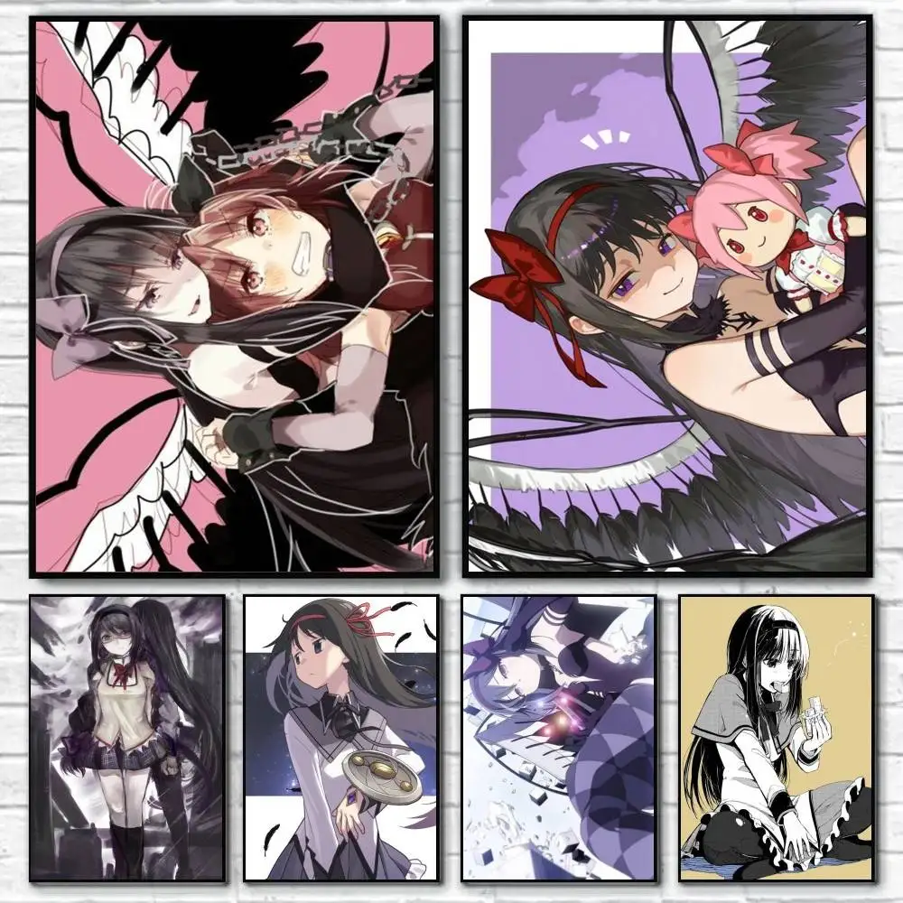 Homura Akemi  Anime Character Poster HD Print Wall Art Home Decor