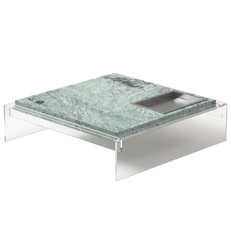 

Living room simple modern high-end villa acrylic designer creative coffee table