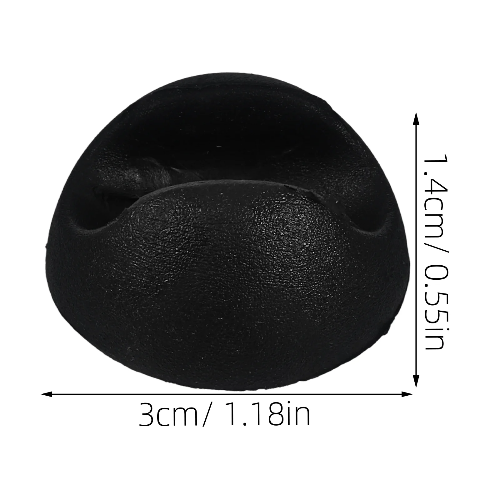 

8Pcs Hairpin Table Leg Protector Anti-Slip PVC Half-Sphere Covers Floor Scratch Protectors Non-Slip Furniture Pads for Chairs