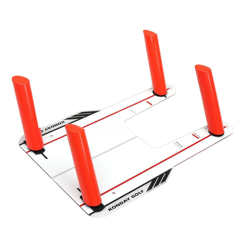 1 قطعة جولف محاذاة المدرب المعونة سوينغ التدريب سرعة فخ الممارسة قاعدة أداة خط العين وضع مرآة إكسسوارات الغولف مع حقيبة
