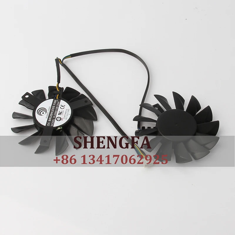 PLD08010B12HH Cooling Fan DC12V 0.5A EC AC 80X80X12MM 8012 8CM High Volume Double Ball Bearing