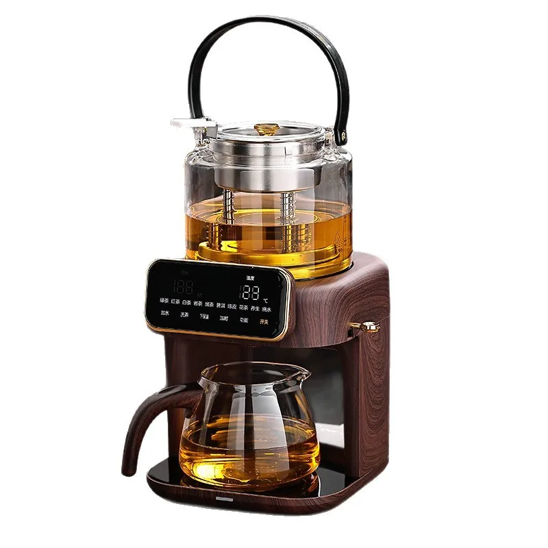 Steam Spray Black Tea Brewer - Automatic Home Machine with Water Fill & Health Kettle