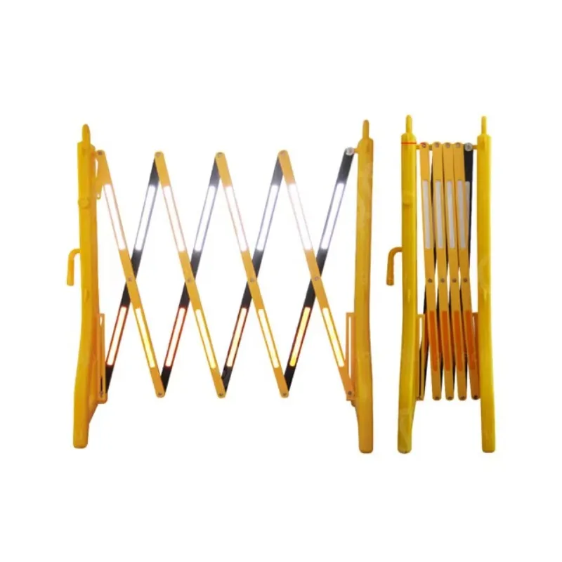 【Durable Using】Traffic Safety Retractable Traffic Barrier Expandable Road Safety Barricade Folding Road Barrier