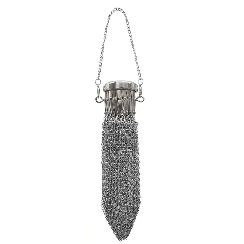 1920'S English Coin Purse Retro Collection Jewelry Storage Collectible Coin Stainless Medieval Steel Purse Gifts-ABHG